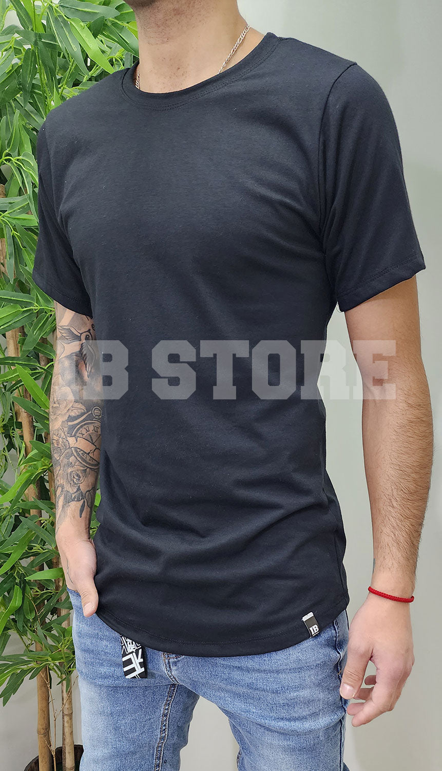 Polera Long fit black - S - ibstore