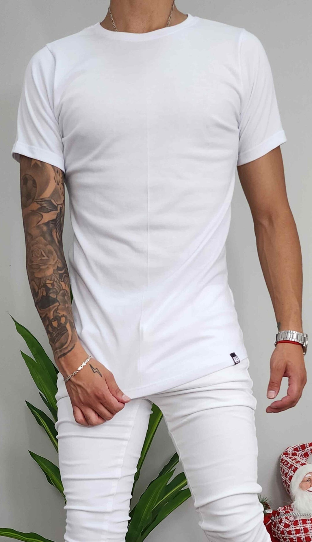 Polera White Long Fit - S - ibstore