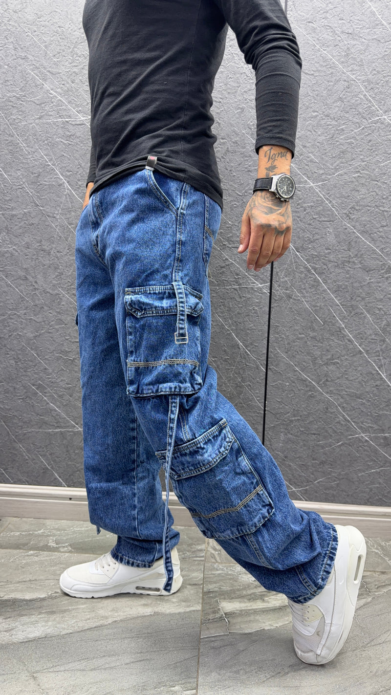Jeans Cargo Quito Loose Fit 1006