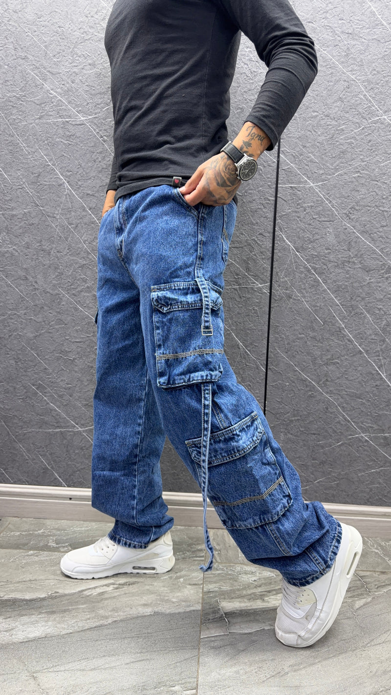 Jeans Cargo Quito Loose Fit 1006