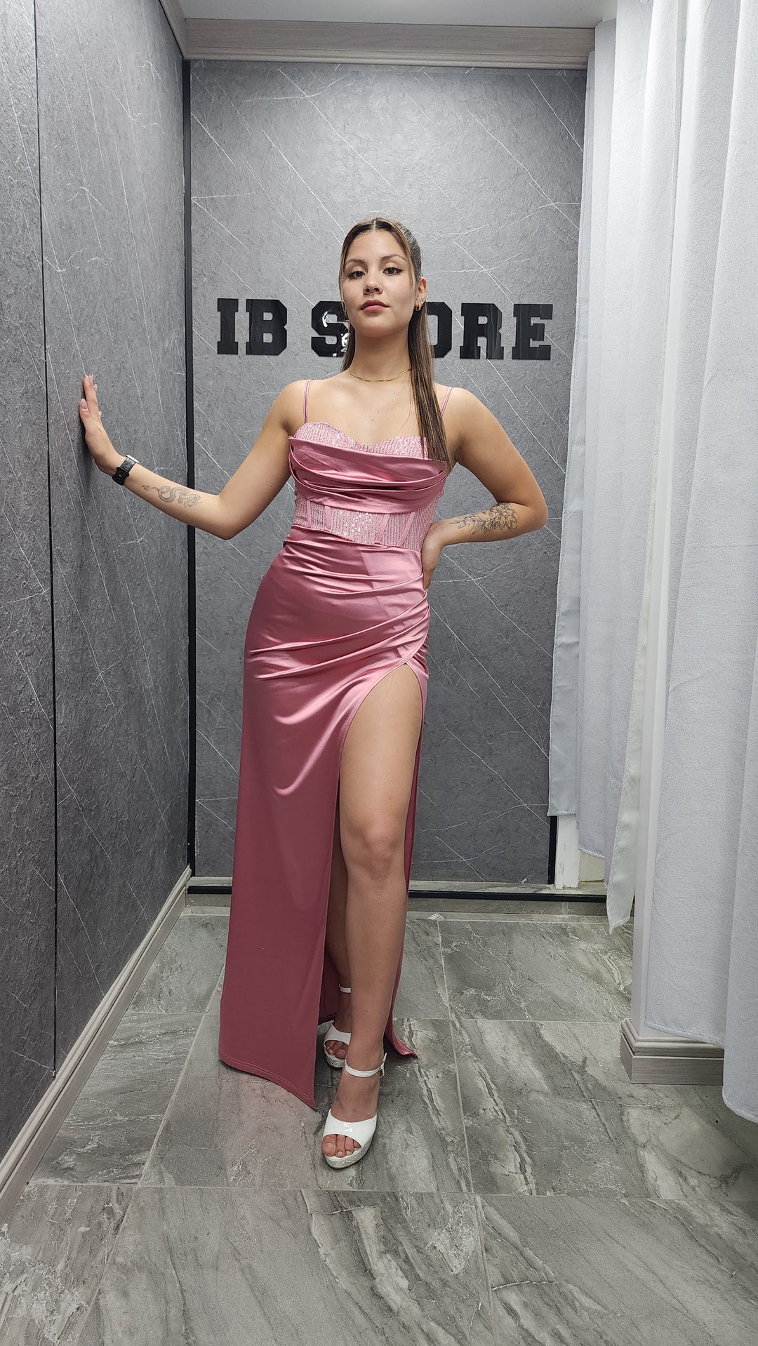 Vestido de Gala Euforia rosado