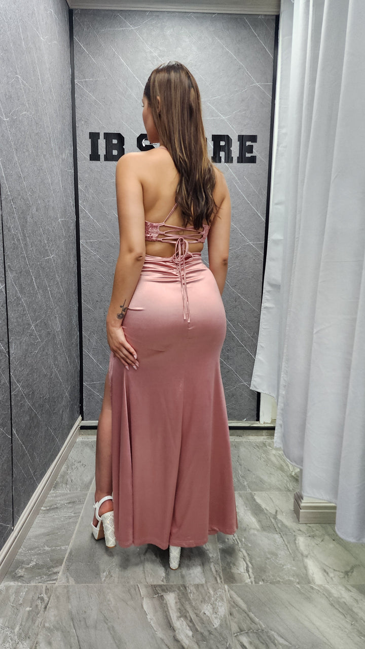 Vestido de gala Rubí rosado 405