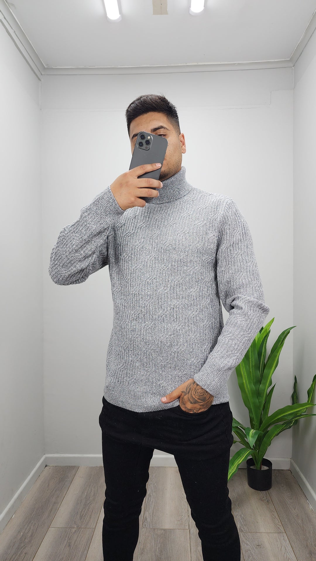 Sweater 203 Gris - S - ibstore