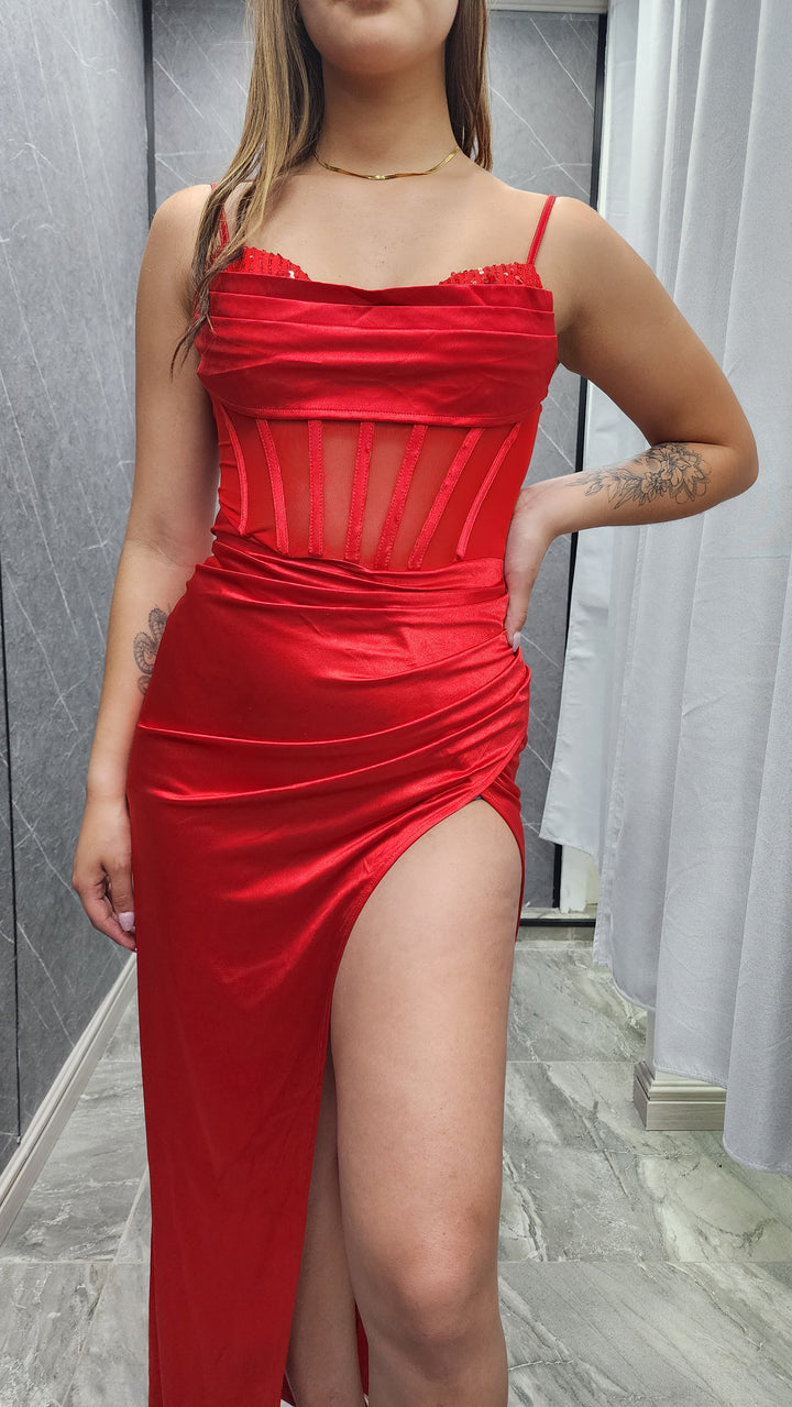 Vestido de gala Escarlata 407