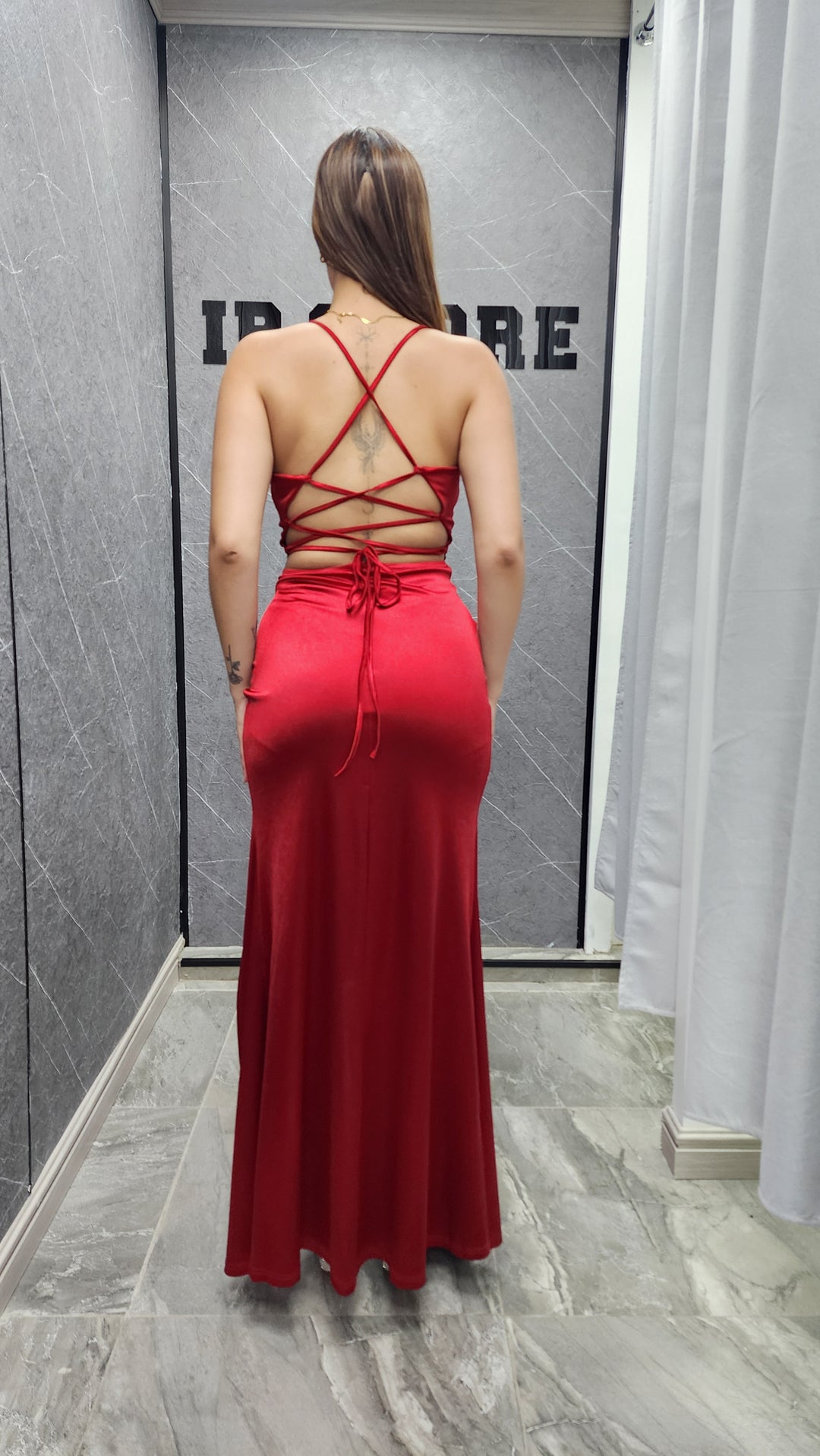 Vestido de gala Imperial Rojo 104