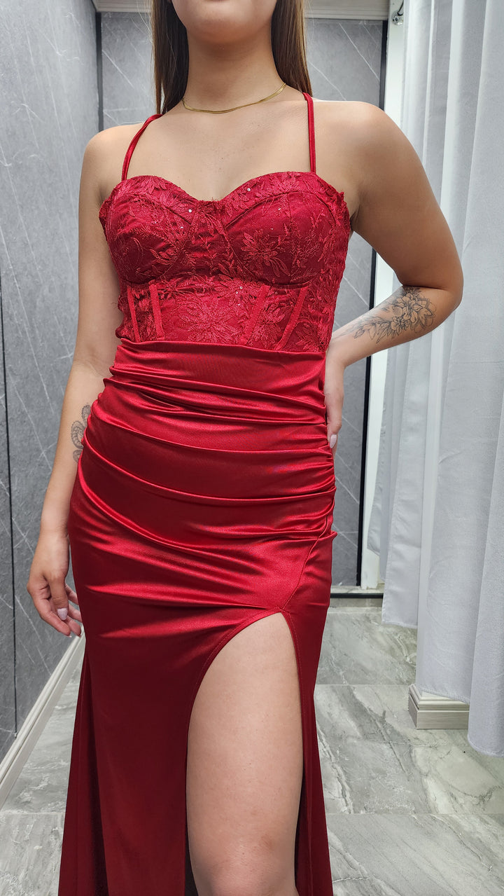 Vestido de gala Rubí Rojo 405