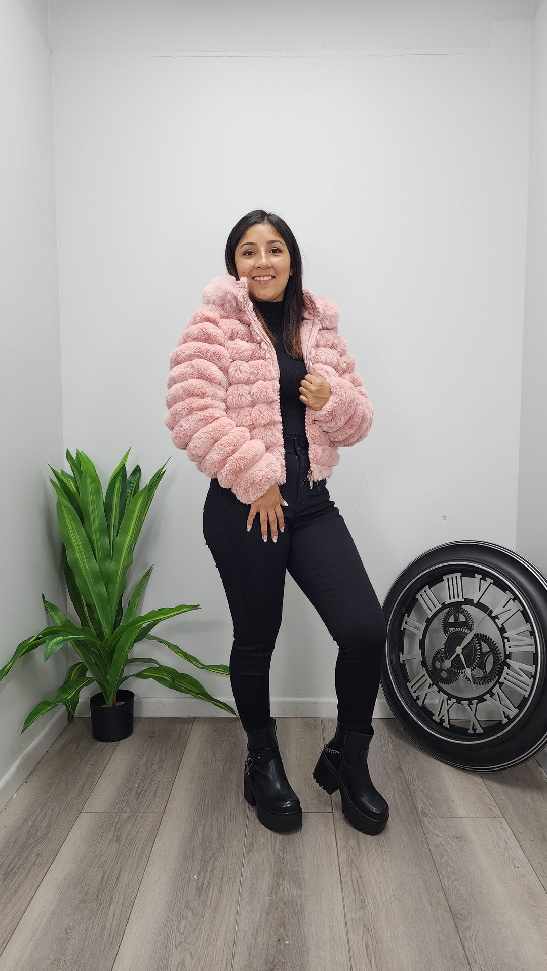 Teddy Reversible Pink - M - ibstore
