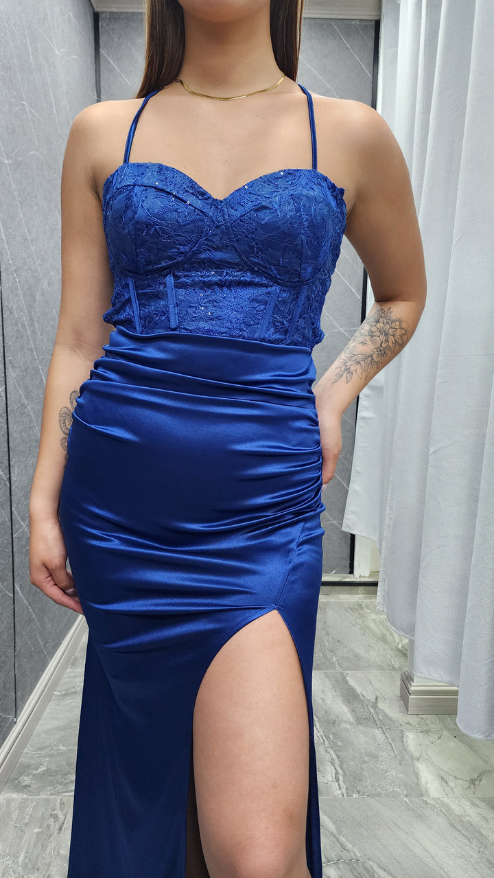 Vestido de gala Rubí Azul 405