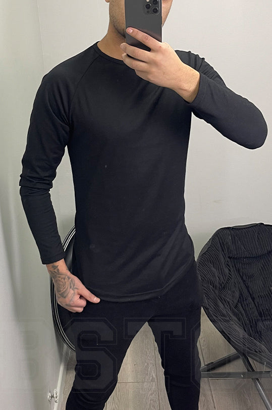 Polera M/larga ib store - S / Negro - ibstore