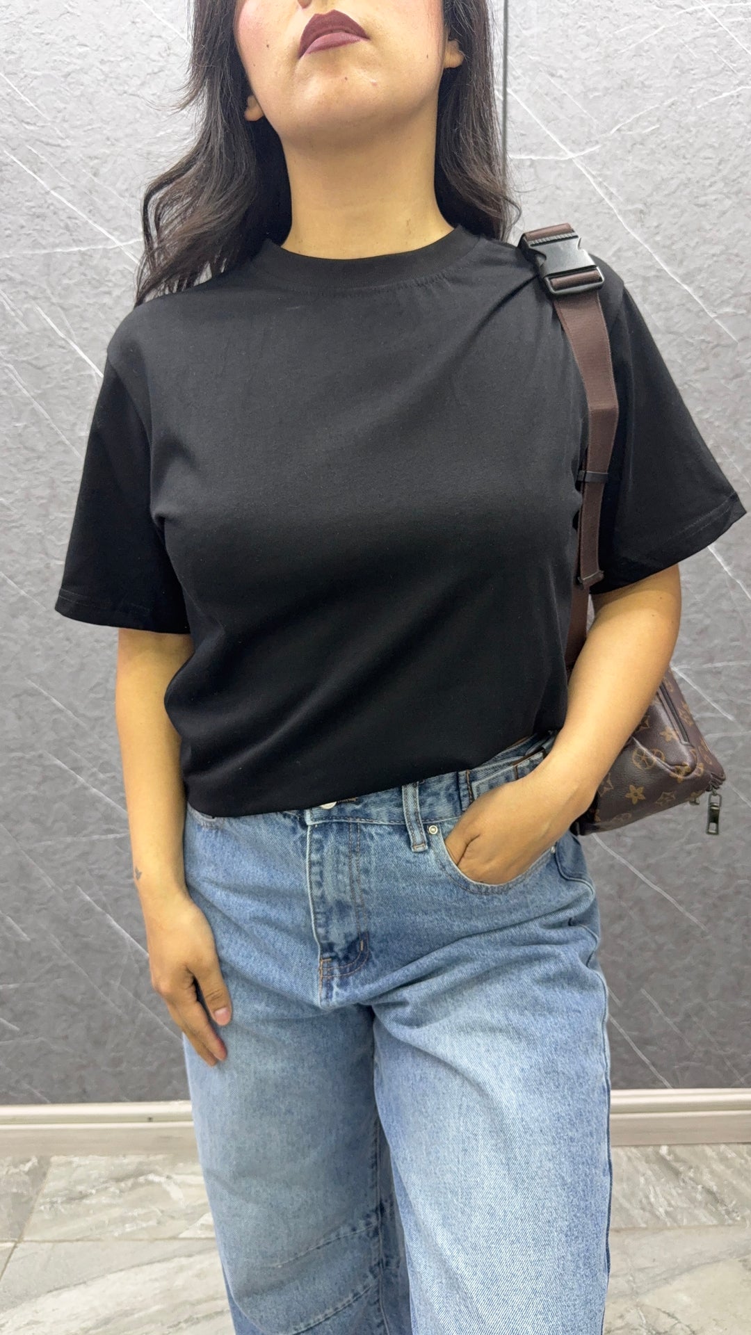Polera oversize Negra