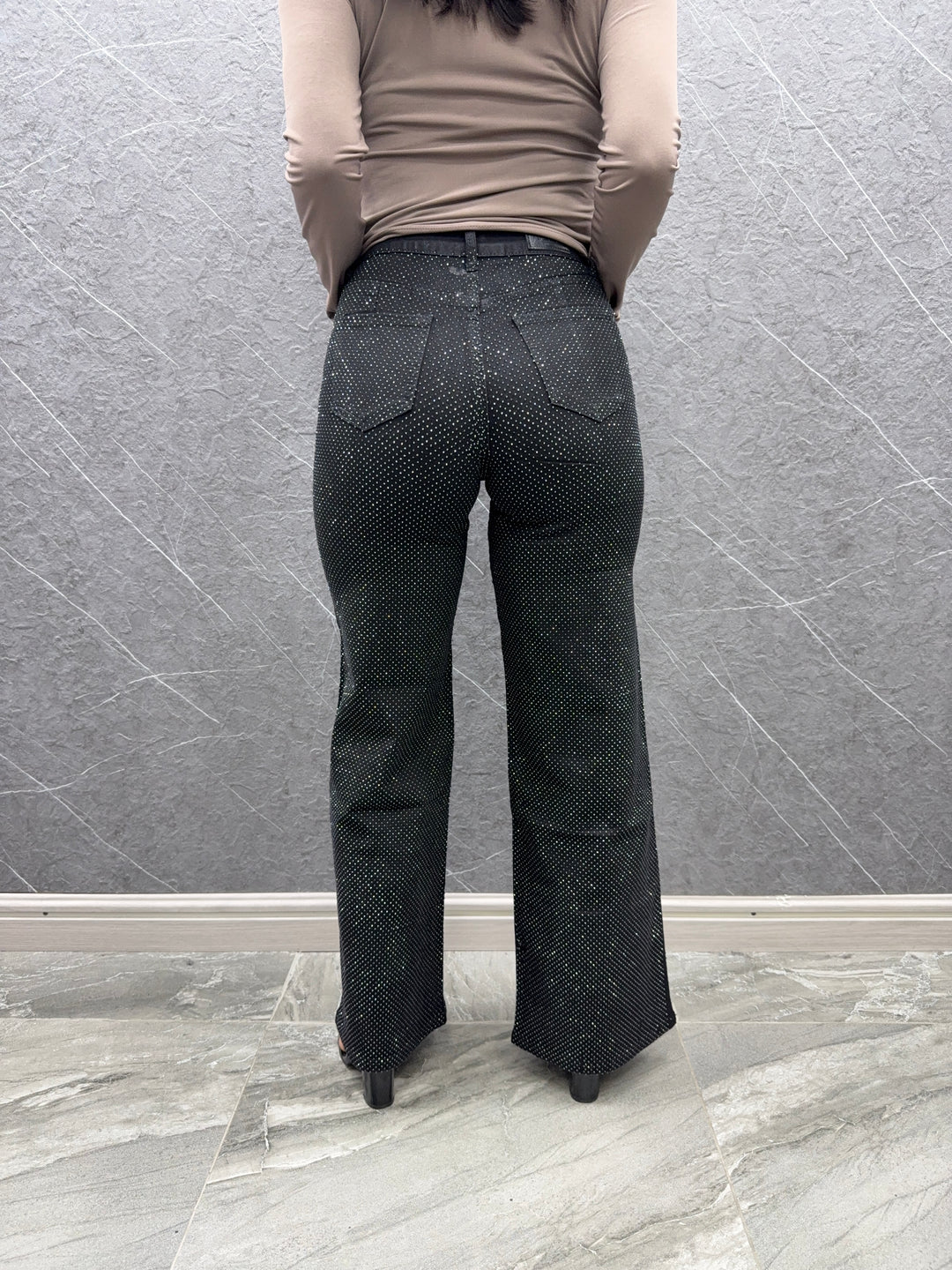 Jeans Brillantina negro