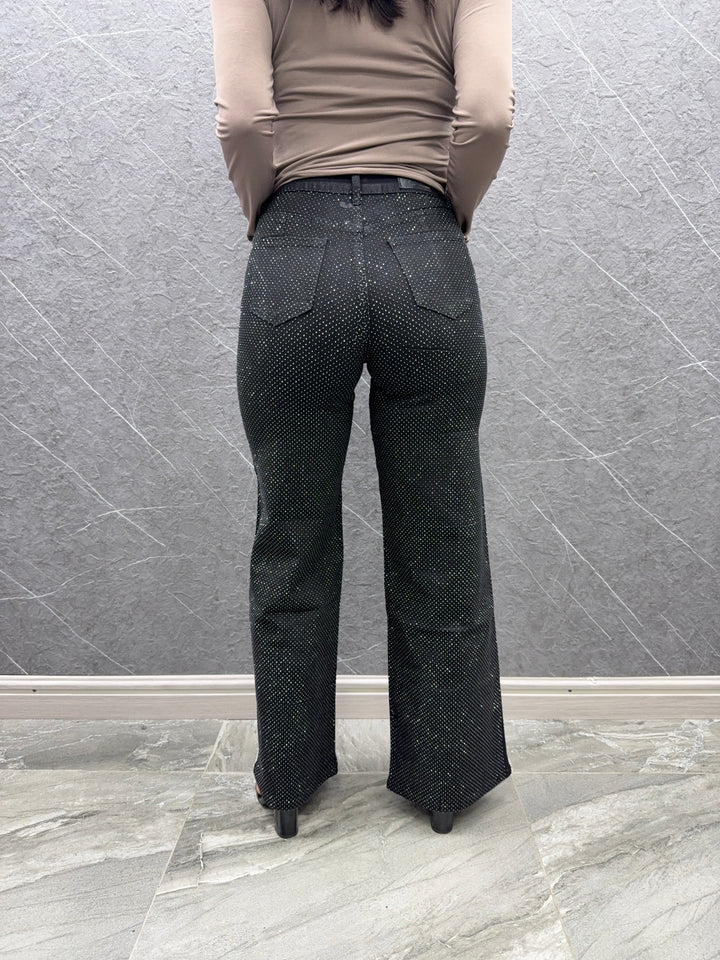 Jeans Brillantina negro
