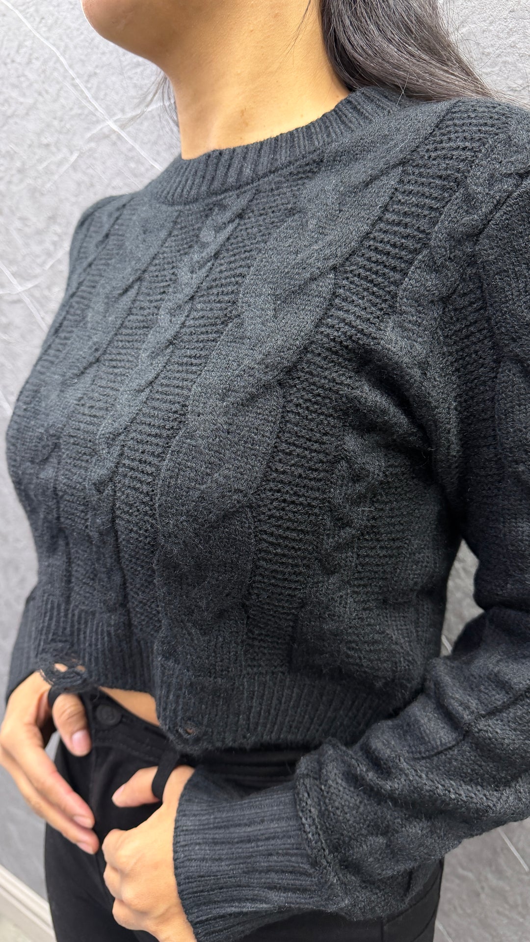 Chaleco Olivia negro 012