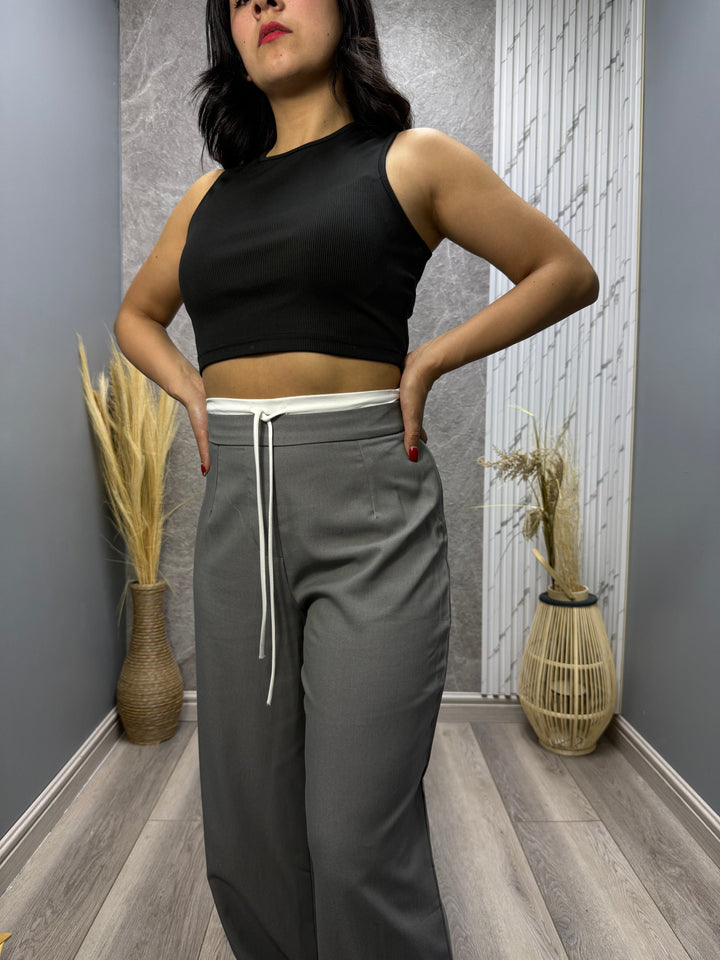 Pantalón Wide leg Moova Gris