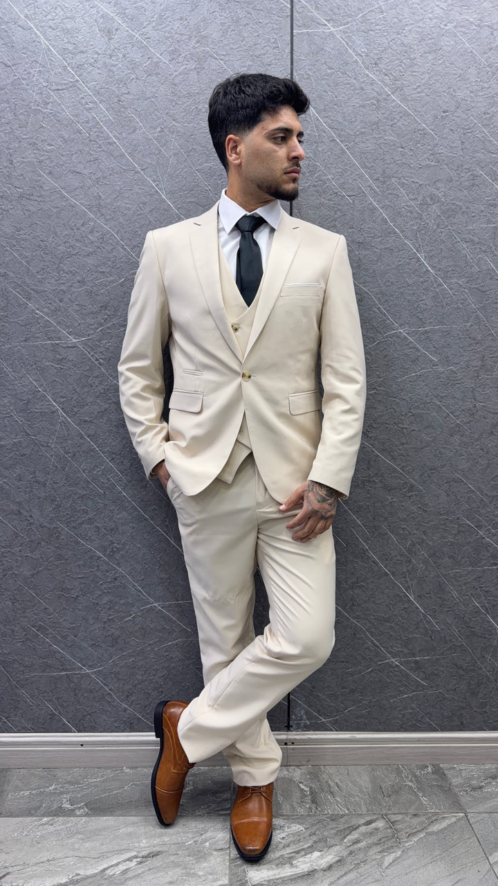 Traje 143 Beige – 3 Piezas