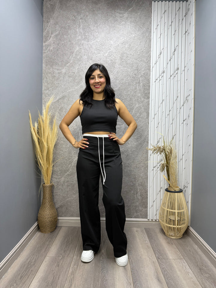 Pantalón Wide leg Moova Negro