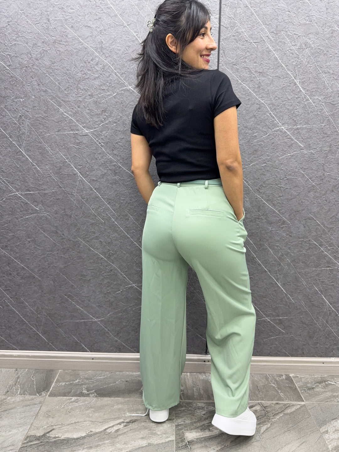 Pantalón Sastrero Verde