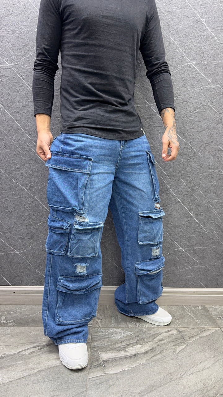 Jeans Cargo Bogotá Wide Leg 742