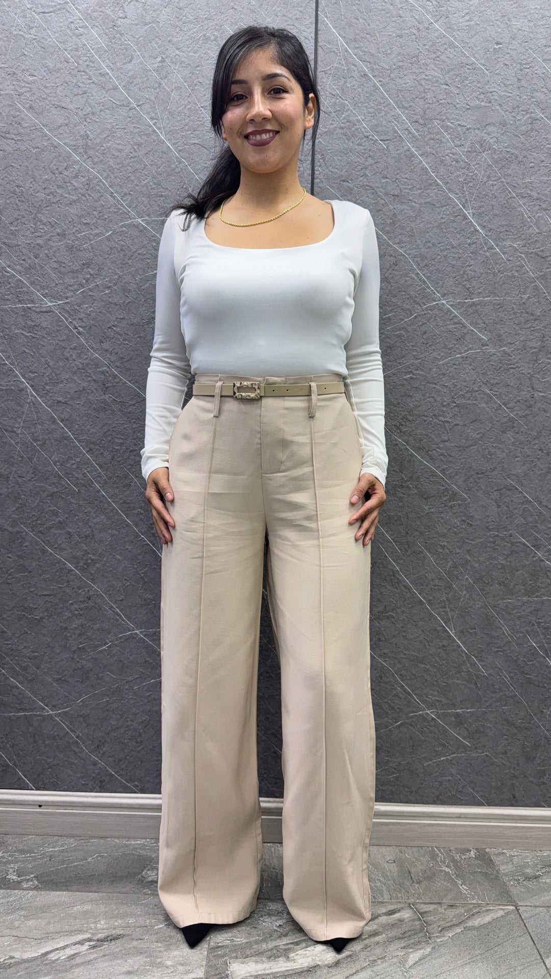 Pantalon Sastrero 389 Beige