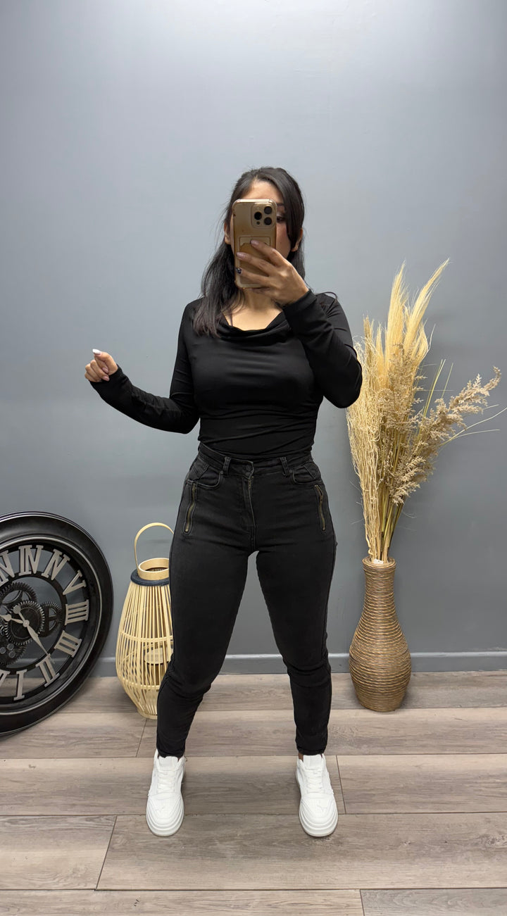 Jeans skinny Noir 06-1 - 36 - ibstore