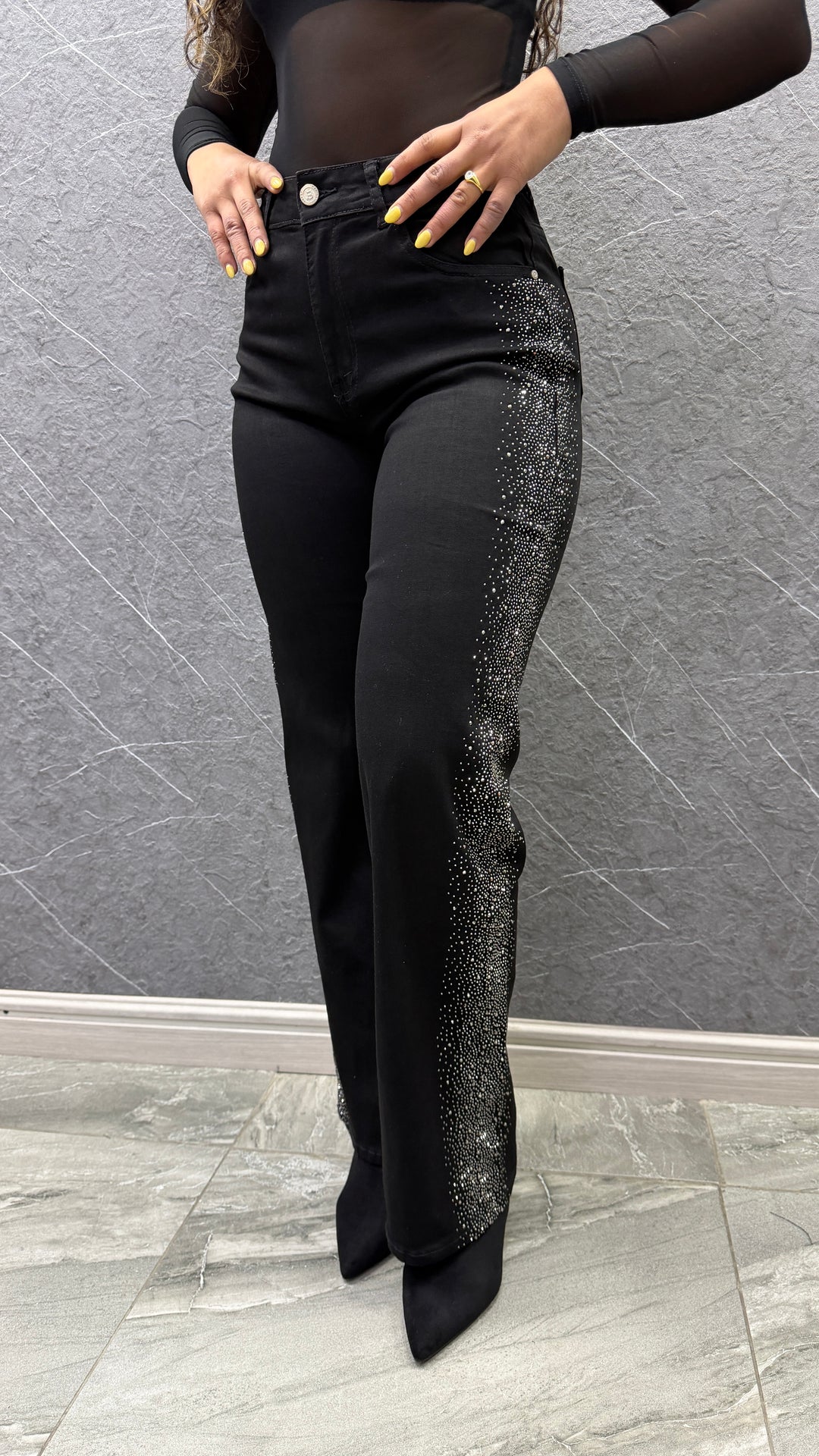 Jeans Brillo Negro 032-4 ibstore