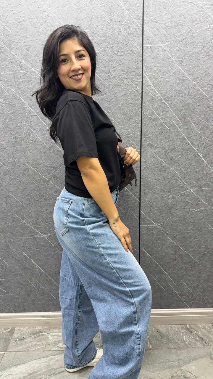 Polera oversize Negra