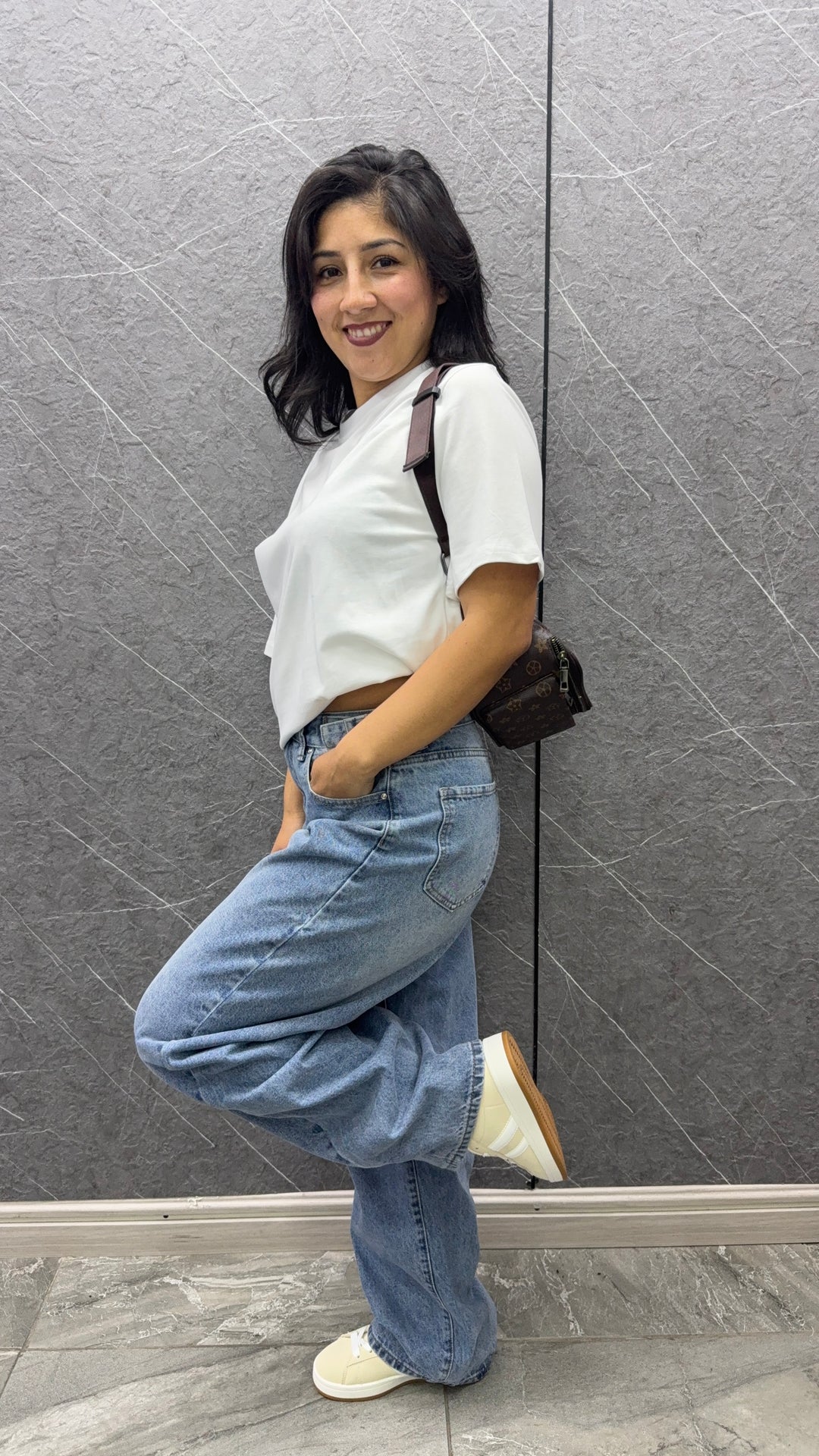 Polera oversize blanca