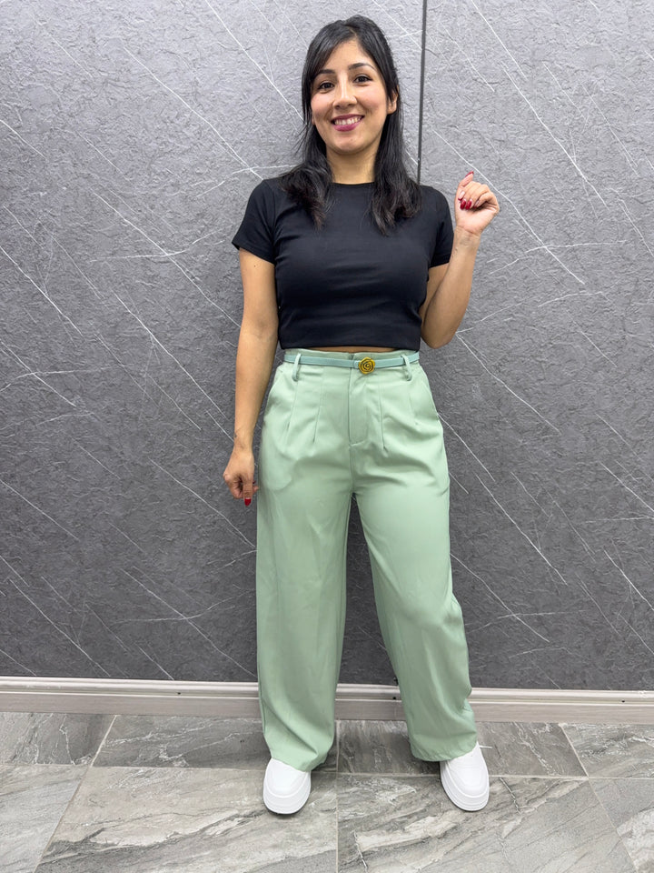 Pantalón Sastrero Verde
