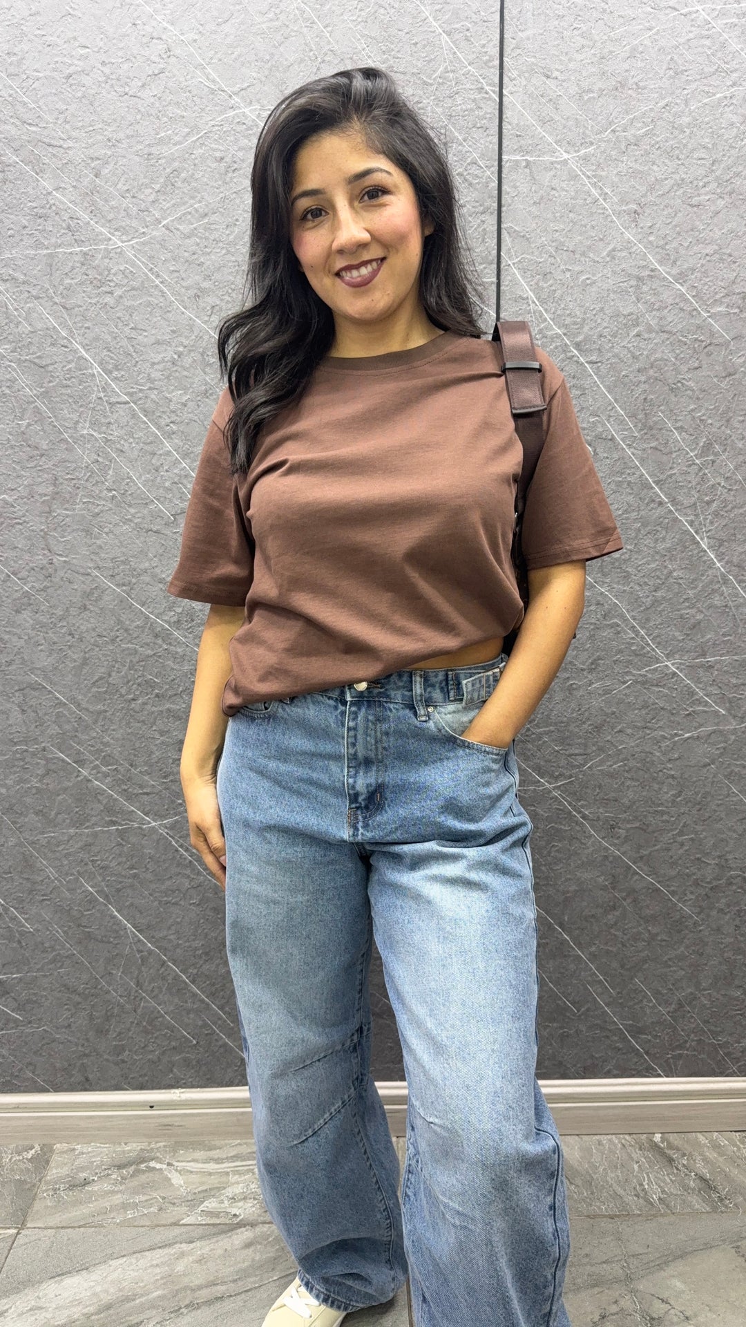 Polera oversize Chocolate