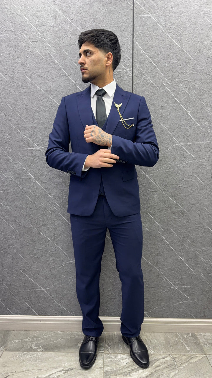 Traje 141 Azul Marino – 3 Piezas