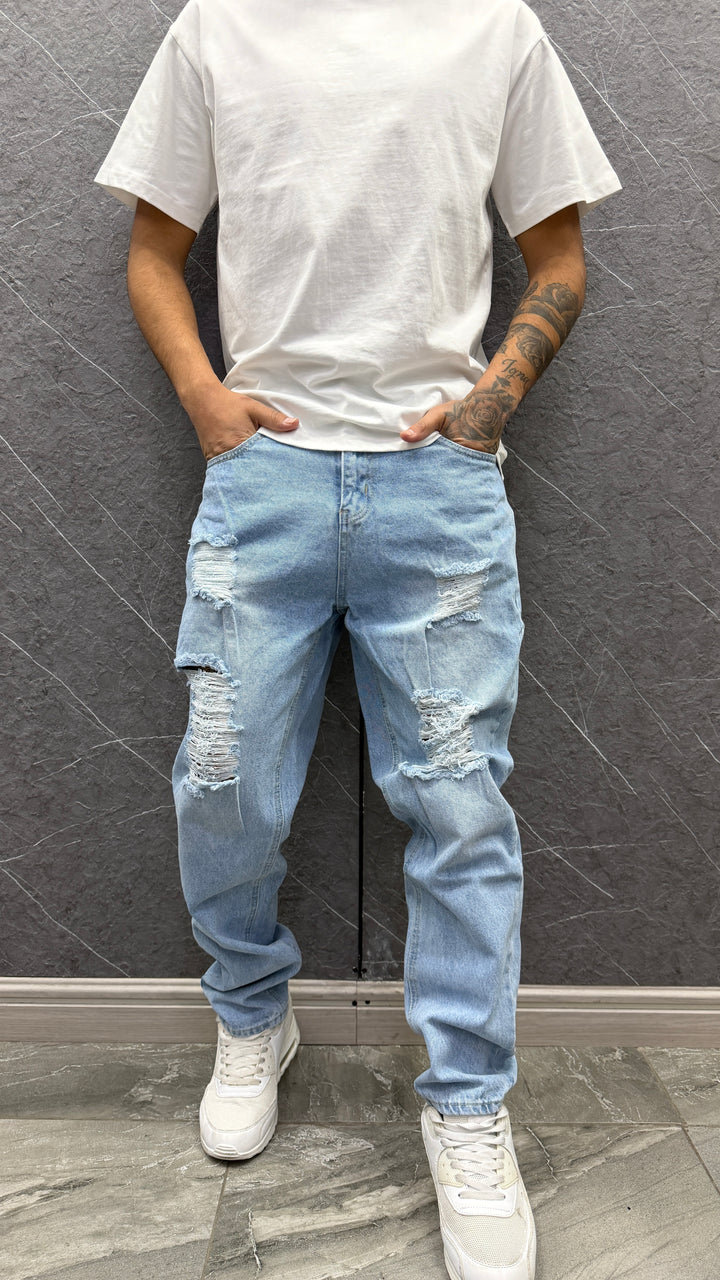 Jeans Celeste Rasgado 261 ibstore
