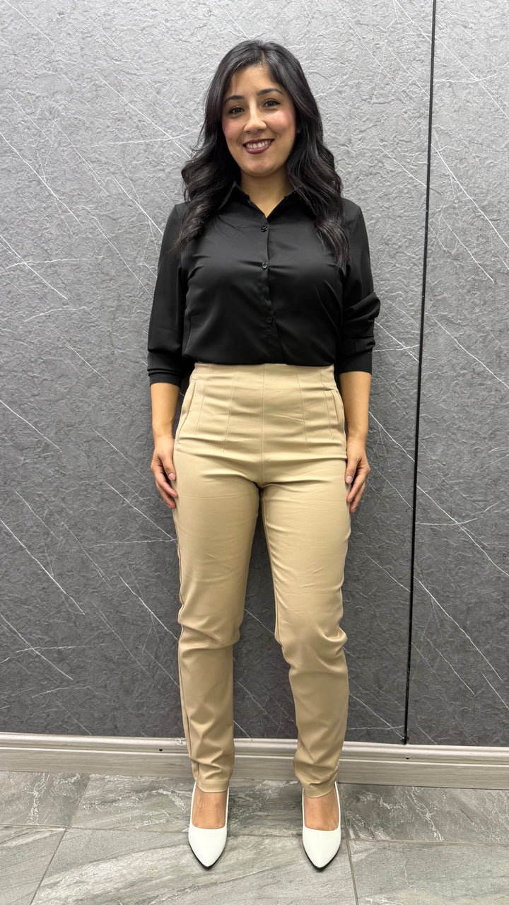 Pantalon formal JF09 Beige