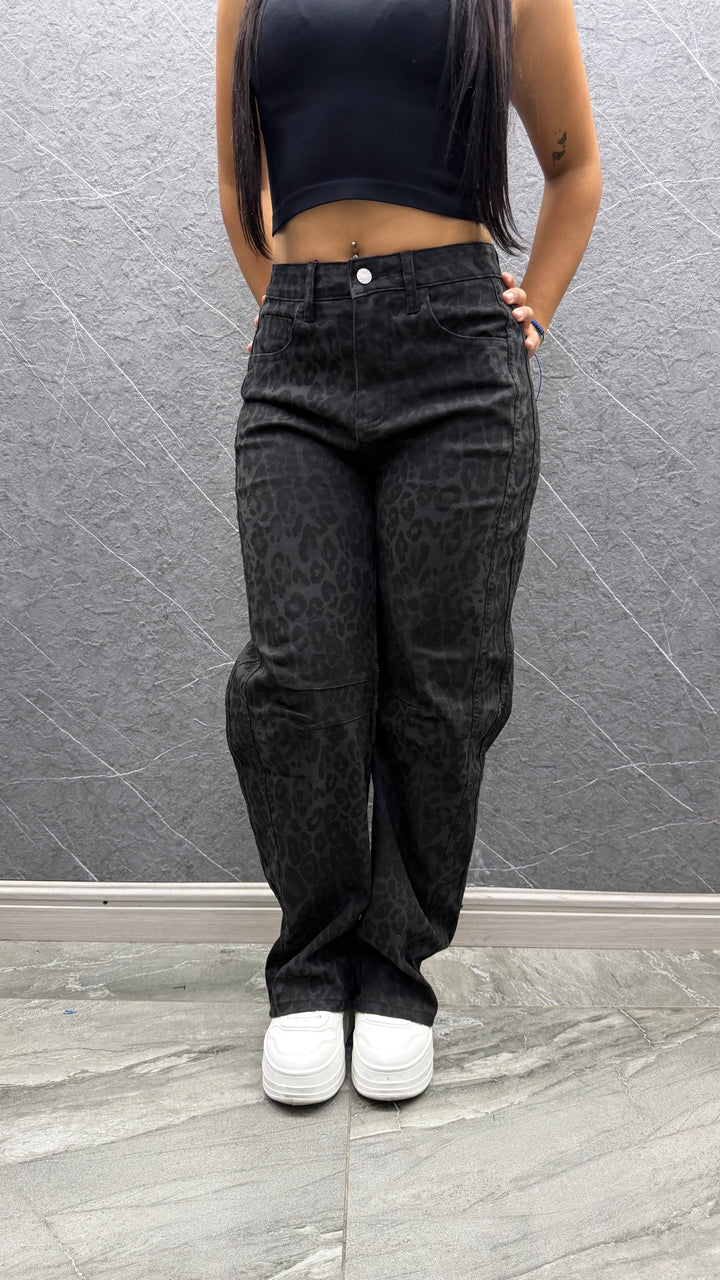 Jeans Print negro