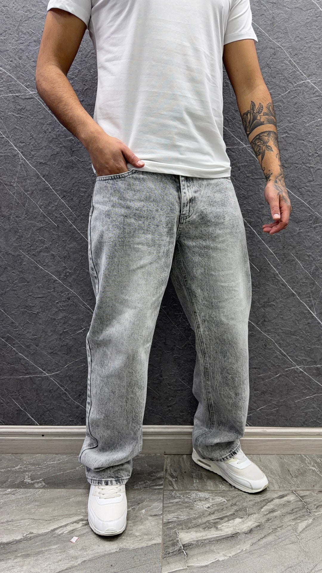 Jeans Baggy Gris 267
