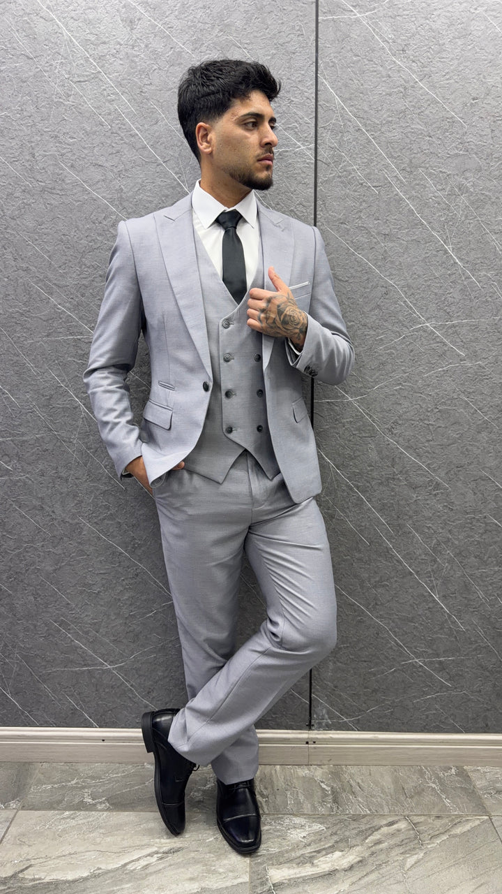Traje 114 Gris – 3 Piezas