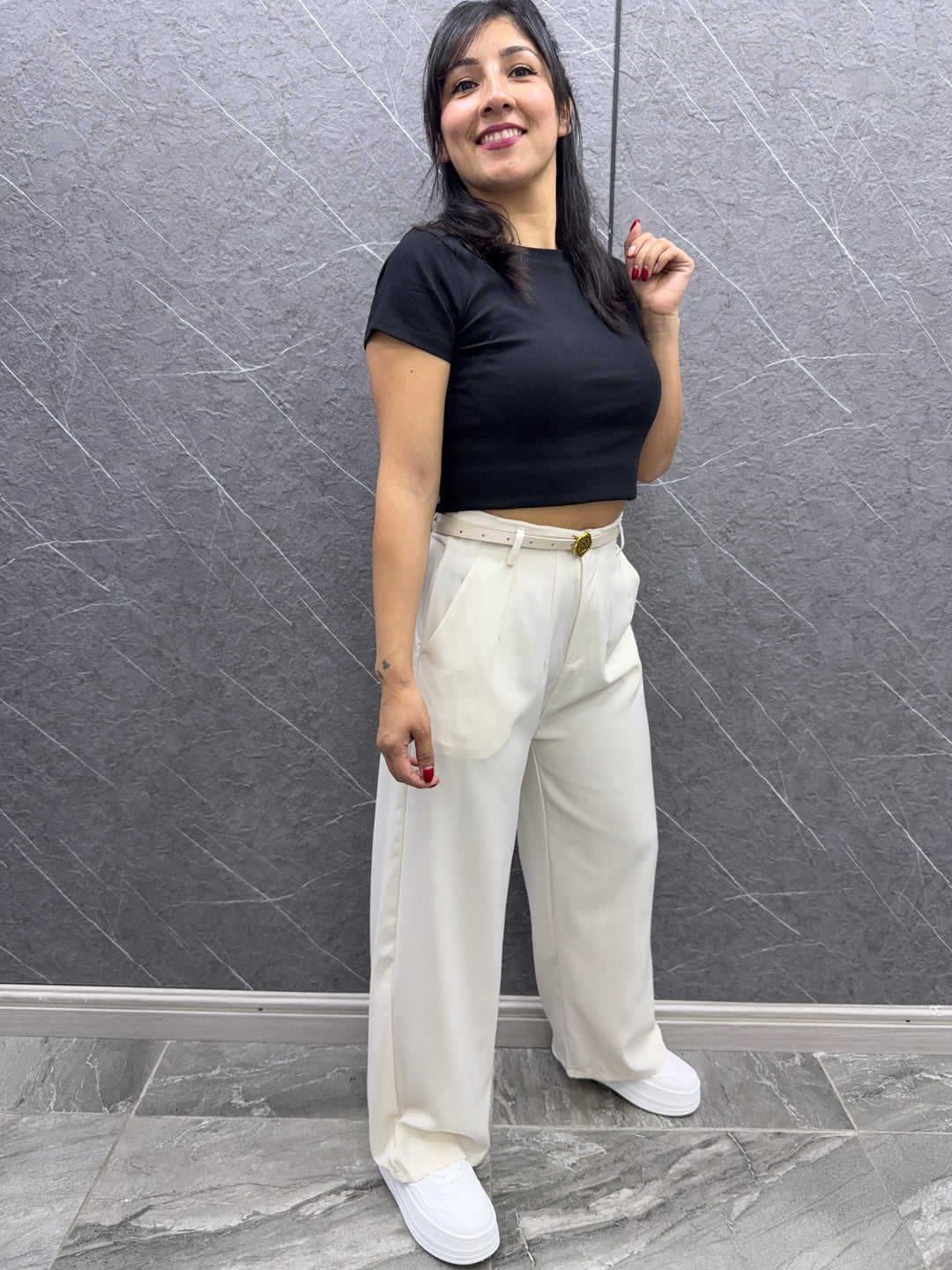 Pantalón Sastrero crudo