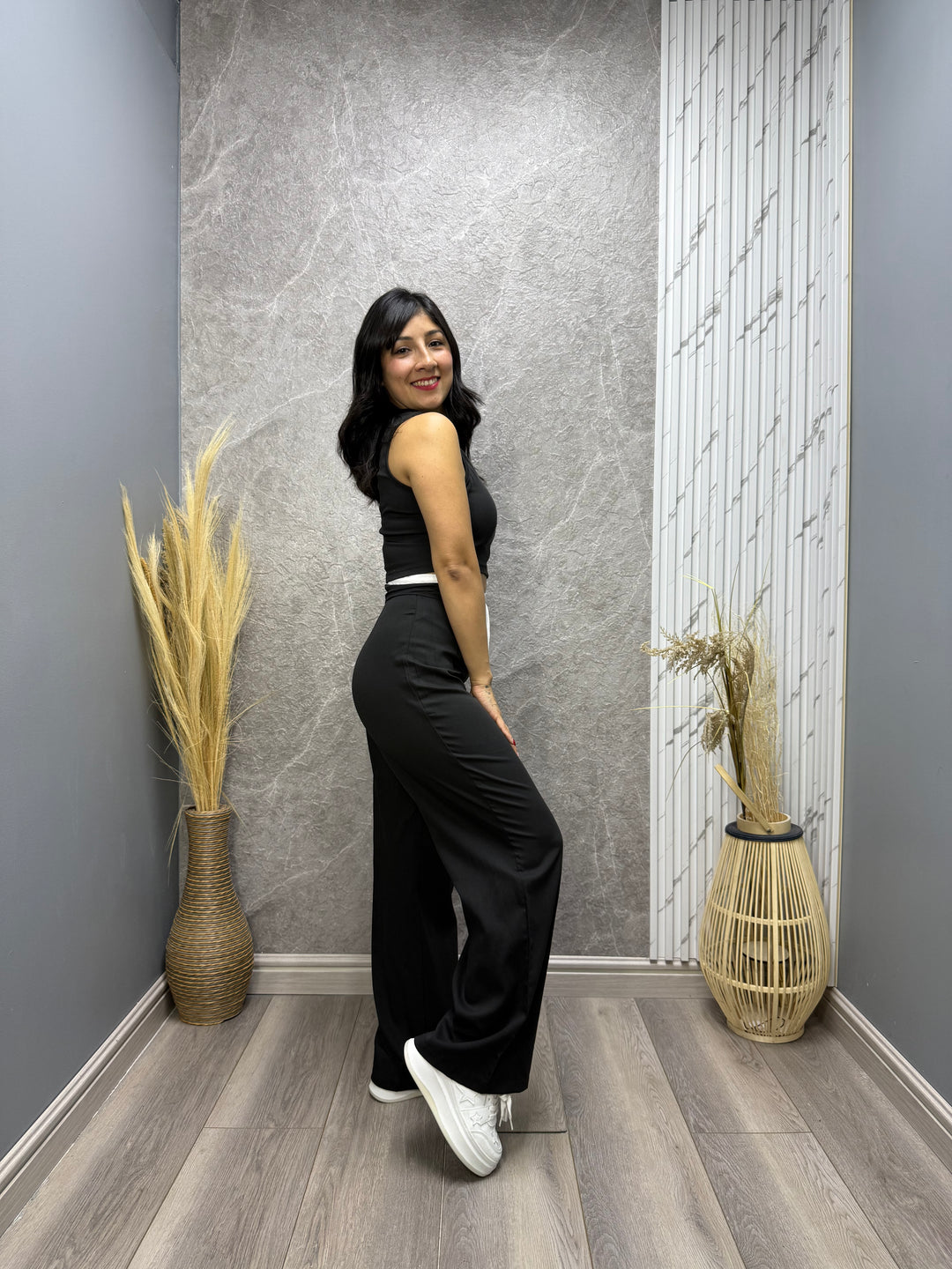 Pantalón Wide leg Moova Negro