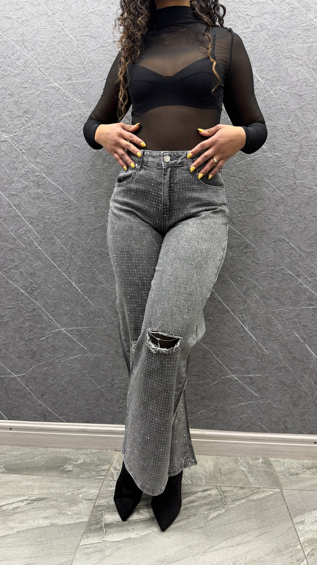 Jeans Brillo Gris 031-3 ibstore
