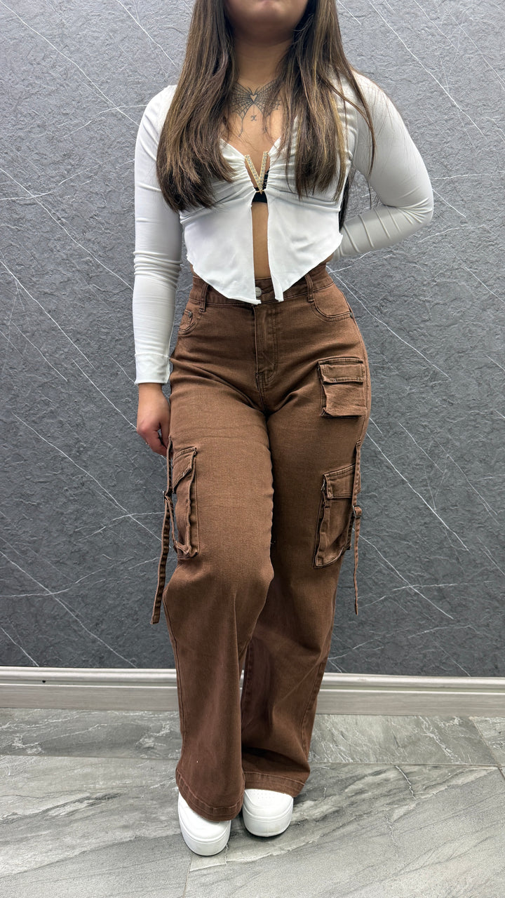 Jeans Cargo Ámbar 307