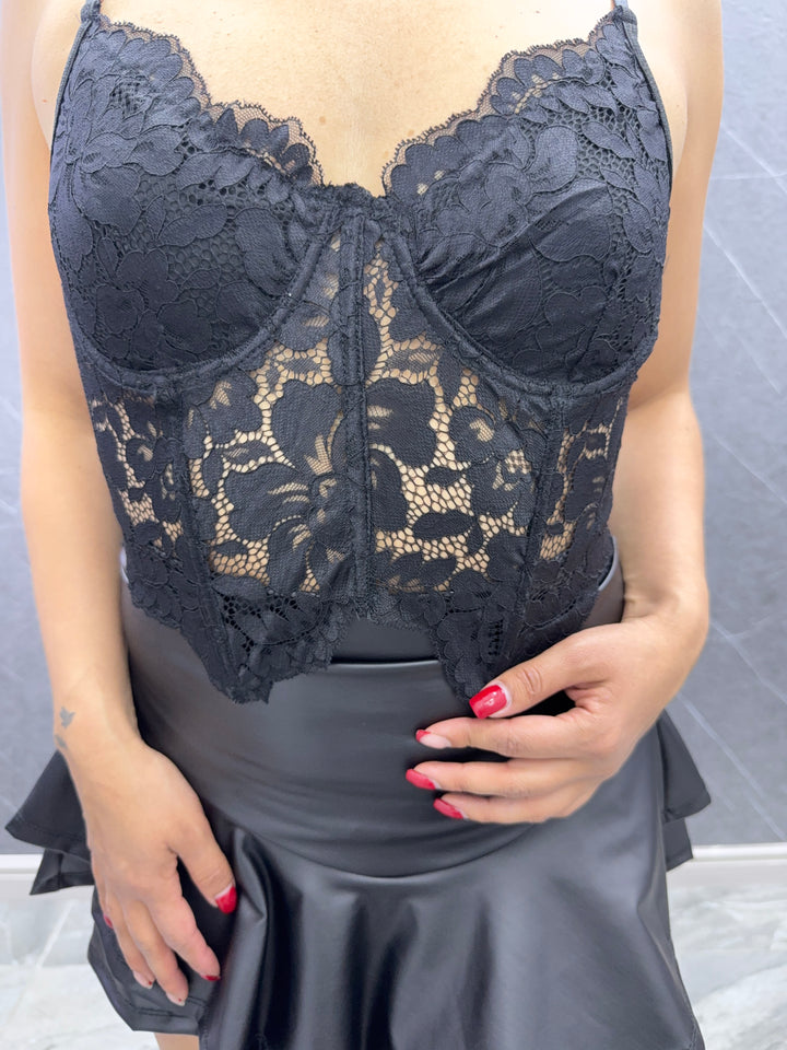 Corset encaje