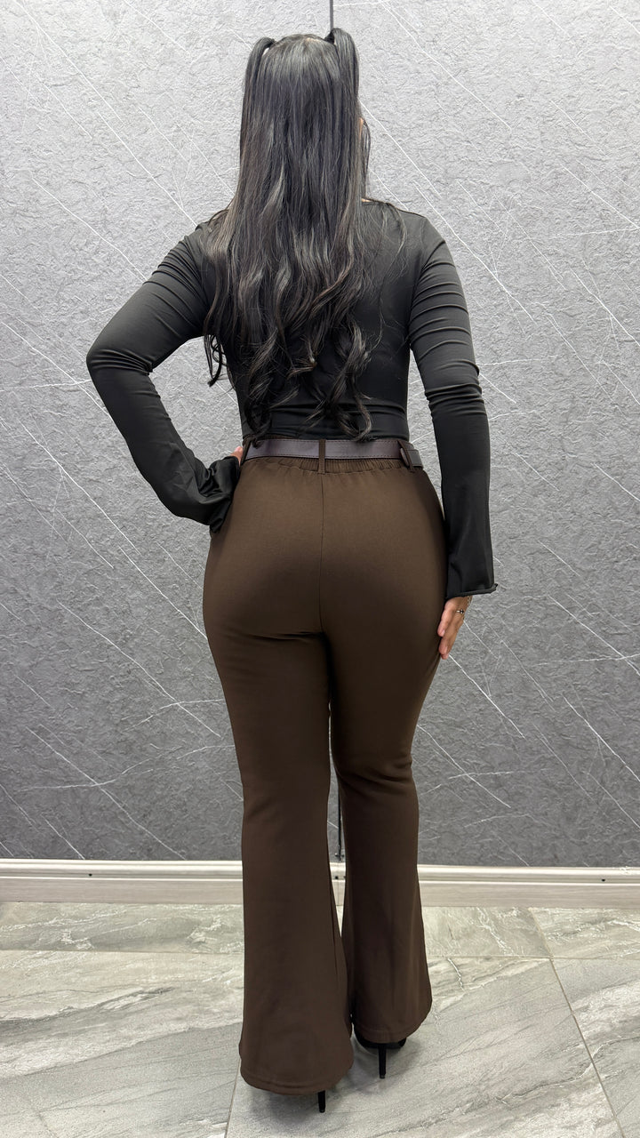 Buzo formal mia CHOCOLATE