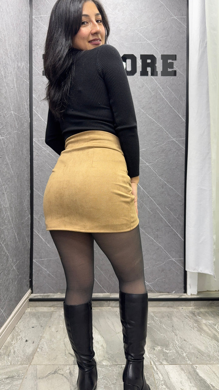 Falda Sami cruzada Beige