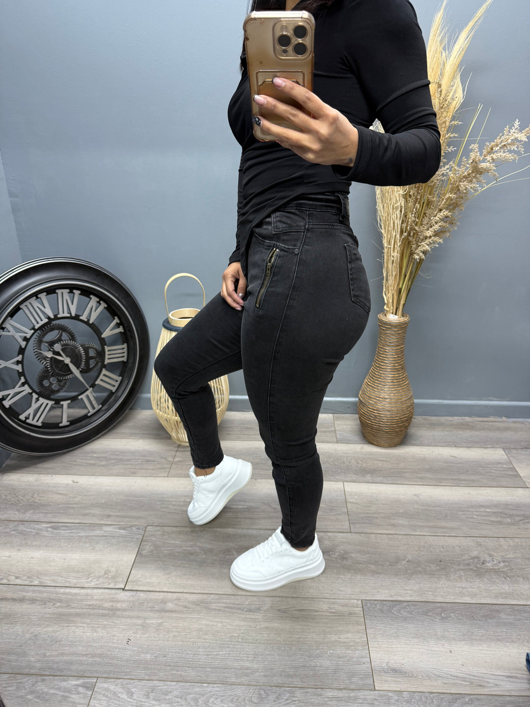 Jeans skinny Noir 06-1 - 36 - ibstore
