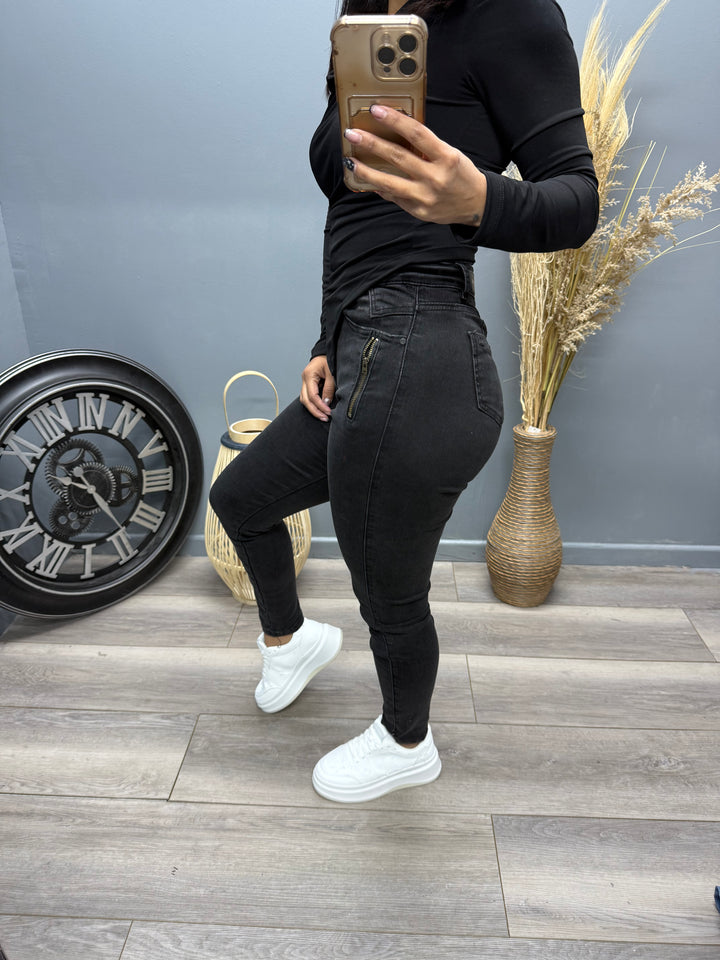 Jeans skinny Noir 06-1 - 36 - ibstore