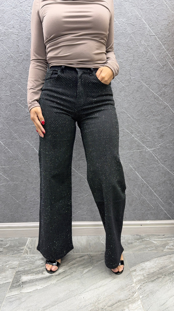 Jeans Brillantina negro