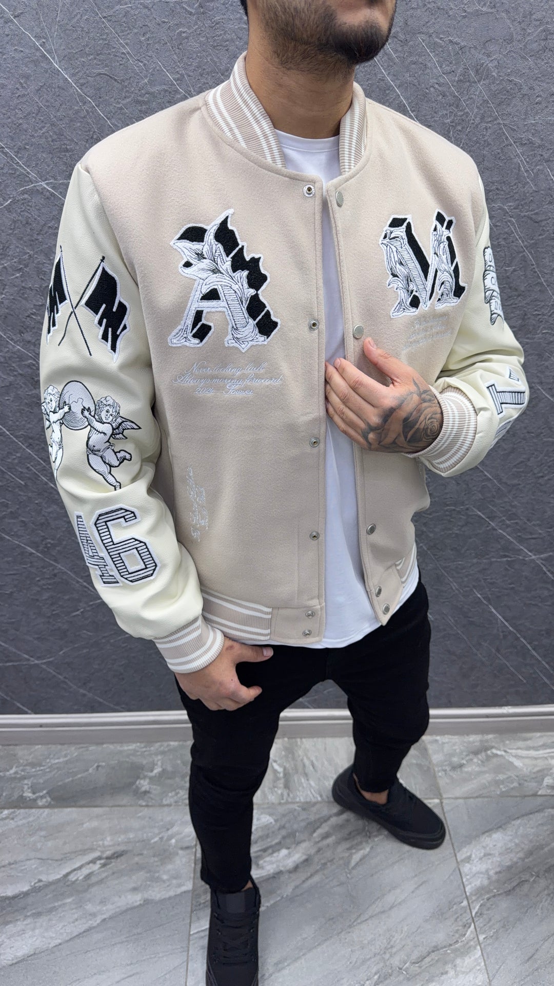Bomber 7003 Beige