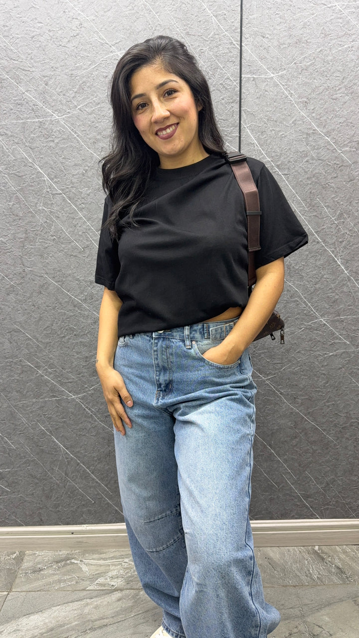 Polera oversize Negra