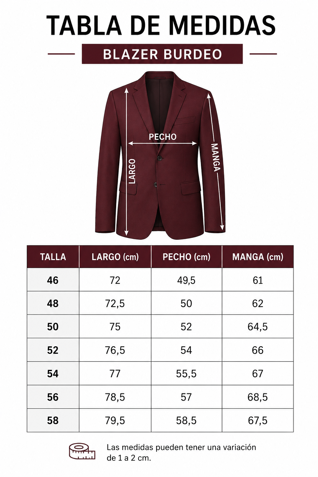 Blazer Burdeo