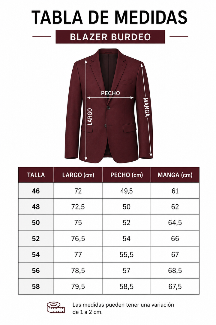 Blazer Burdeo