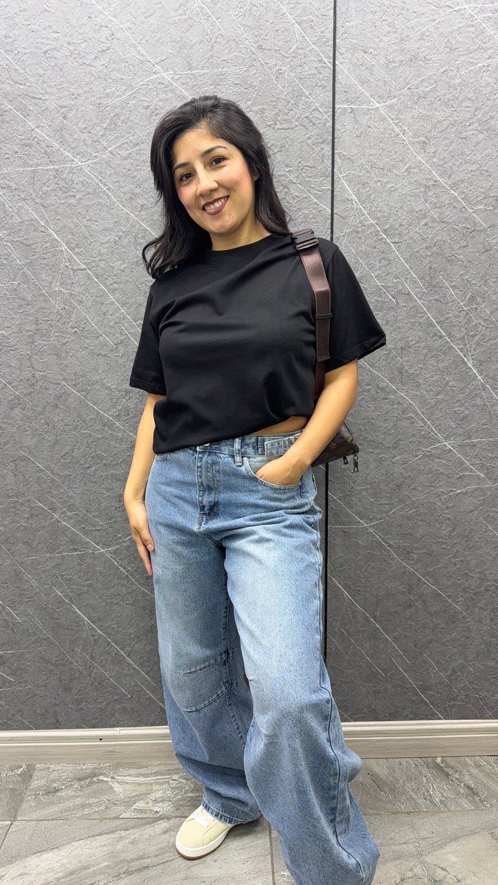 Polera oversize Negra